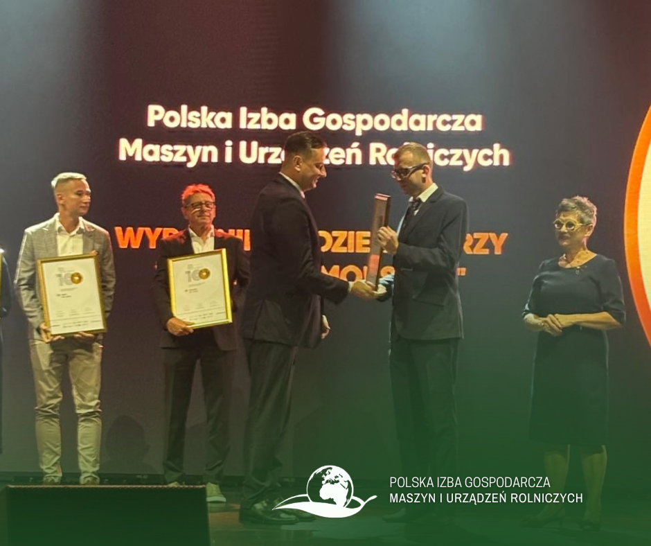 Wyróżnienie w rankingu Złota Setka Pomorza i Kujaw dla Polskiej Izby Gospodarczej Maszyn i Urządzeń Rolniczych