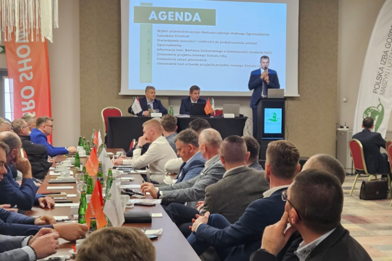Nadzwyczajne Walne Zgromadzenie Członków Polskiej Izby Gospodarczej Maszyn i Urządzeń Rolniczych