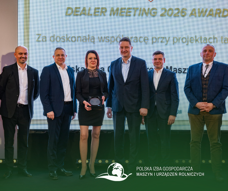 Wyróżnienie dla Polskiej Izby Gospodarczej Maszyn i Urządzeń Rolniczych